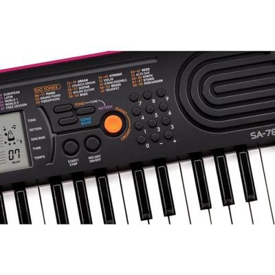 Casio SA-78 MIDI toetsenbord 44 toetsen Zwart Casio SA-78 MIDI toetsenbord 44 toetsen Zwart