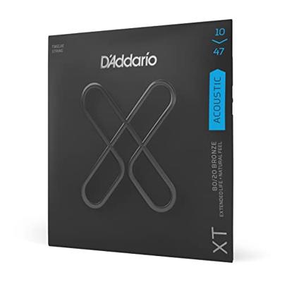 D'Addario XTABR1047-12 80/20 Bronze 12-String Light 10-47 D'Addario XTABR1047-12 80/20 Bronze 12-String Light 10-47