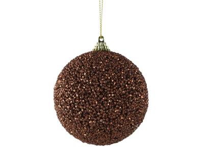 Kerstbal foam d8 cm espresso Decoris - Decoris Kerstbal foam d8 cm espresso Decoris - Decoris
