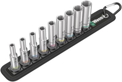 Wera Belt A Deep 1 05004525001 Dopsleutelinzetset 1/4 9-delig