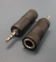 MicroConnect audalt kabeladapter voor kabel (3,5 mm, 6,3 mm, zwart, mannelijk/vrouwelijk) - thumbnail