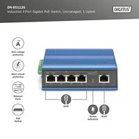 Digitus DN-651120 Industrial Ethernet Switch 10 / 100 / 1000 MBit/s IEEE 802.3af (12.95 W), IEEE 802.3at (25.5 W) - thumbnail