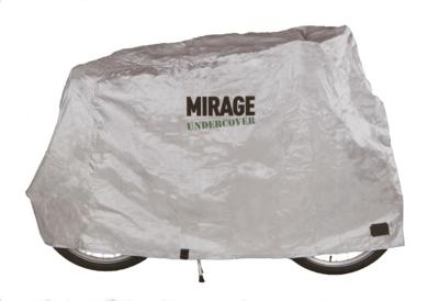 Mirage fietsbeschermhoes 170t polyester zilver
