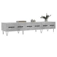 Tv-meubel 150x36x30 cm bewerkt hout betongrijs - thumbnail