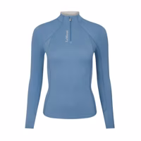 LeMieux Baselayer Classique Lange mouw lichtblauw maat:40 - thumbnail