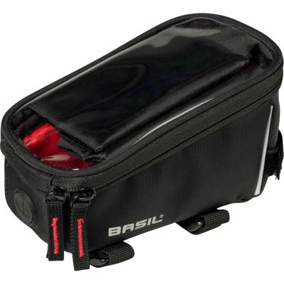 Basil sport design frame bag - zwart - frametas - unisex