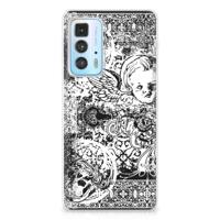 Silicone Back Case Motorola Edge 20 Pro Skulls Angel - thumbnail