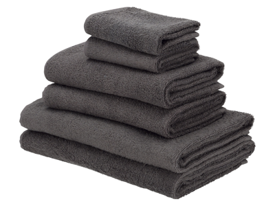 LIVARNO home 6 Handdoeken (Donkergrijs) LIVARNO home 6 Handdoeken (Donkergrijs)