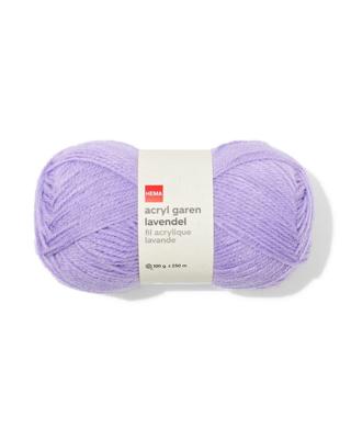 HEMA Acryl garen 100g 250m lavendel