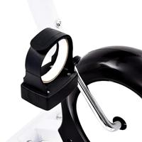 VidaXL Hometrainer met bandweerstand zwart - thumbnail