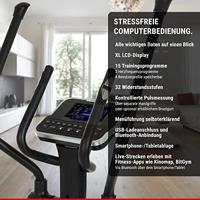 FINNLO hometrainer "crosstrainer loxon xtr" mod. 24 crosstrain.ergo loxon xtr white/silver - thumbnail
