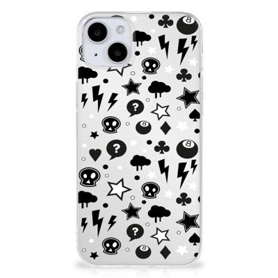 Silicone Back Case iPhone 15 Silver Punk Silicone Back Case iPhone 15 Silver Punk