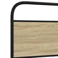 Bedframe zonder matras bewerkt hout sonoma eikenkleur 80x200 cm - thumbnail