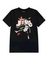 T-Shirt met Korte Mouwen voor kinderen Jordan Mj Jamming Ss Zwart - Maat: 13-15 Jaar - thumbnail