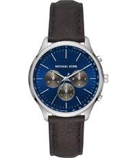 Horlogeband Michael Kors MK8721 Leder Zwart 20mm Horlogeband Michael Kors MK8721 Leder Zwart 20mm