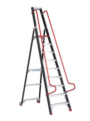 Altrex taurus enkel oploopbare magazijntrap tme 9 - 193209