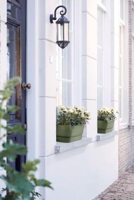 Elho Greenville Trough Long kunststof bloembak 50 cm blad groen Elho Greenville Trough Long kunststof bloembak 50 cm blad groen