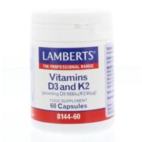 Lamberts Vitamine D3 En K2 (60ca) - thumbnail