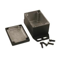 Hammond Electronics 1590WHFBK Universele behuizing 52.5 x 38 x 31 Aluminium Zwart 1 stuk(s) - thumbnail