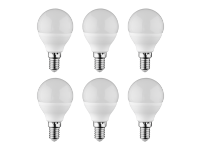 LIVARNO home 6 LED-lampen (E14 bol)