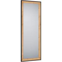 Trion Ingelijste Wandspiegel Bruin Zwart MDF - 50x150 cm - thumbnail