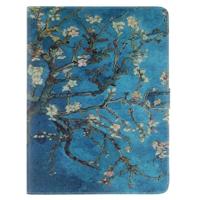 Plum patroon lederen draagtas met houder & Card Slots & portemonnee voor iPad 4 / nieuwe iPad (iPad 3) / iPad 2 - thumbnail