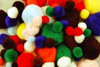 Vaessen Creative • pompons 10-40mm assorti 100st - thumbnail