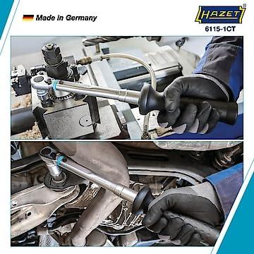 HAZET Momentsleutel - US-STANDAARD 6115-1CT - Draaimomentbereik min-max: 27.1 - 135.6 Nm - lbf min.-max.: 20 - 100 lbf.ft- Nauwkeurigheid: 3% - 3/8 HAZET Momentsleutel - US-STANDAARD 6115-1CT - Draaimomentbereik min-max: 27.1 - 135.6 Nm - lbf min.-max.: 20 - 100 lbf.ft- Nauwkeurigheid: 3% - 3/8