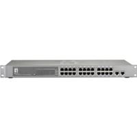 LevelOne FGP-2410 - Switch - onbeheerd - 24 x 10/100 (PoE) + 2 x Gigabit SFP-combinatie - desktop, rack-uitvoering - PoE - thumbnail