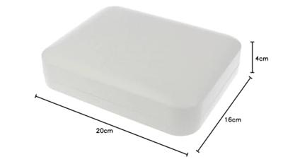 Hammond Electronics 1556GGY Universele behuizing 200 x 160 x 45 ABS kunststof Brandvertragend Grijs 1 stuk(s)