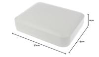Hammond Electronics 1556GGY Universele behuizing 200 x 160 x 45 ABS kunststof Brandvertragend Grijs 1 stuk(s) - thumbnail