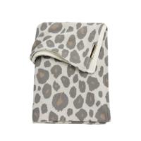 Meyco Panter wiegdeken met velours 75x100 cm bruin - thumbnail
