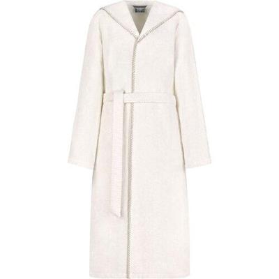 Cawö Cawo Home Dames Badjas met Capuchon 6219 natur S