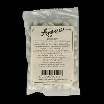 Laurierdrop pepermunt wit zakje 100 Gram