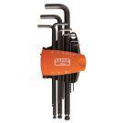 Bahco inbussleutelset kogelkop 6-kant 9-dlg | BE-9678