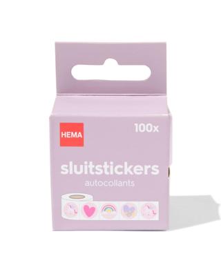 HEMA Sluitstickers eenhoorn - 100 stuks