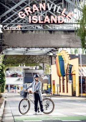 Ortlieb Up-Town Urban Mand 17.5L Stuur - Blauw