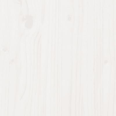 Bedframe zonder matras massief grenenhout wit 80x200 cm - thumbnail