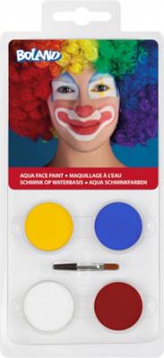 Set Palet schmink op waterbasis Clown Set Palet schmink op waterbasis Clown