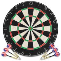VidaXL Dartbord professioneel met 6 darts sisal - thumbnail