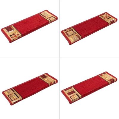 Trapmatten zelfklevend 5 st 65x21x4 cm rood
