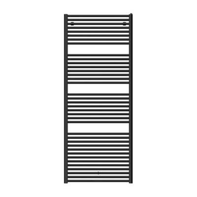 Nemo Spring Toronto handdoekradiator - 185x75cm - 1262 watt - mat zwart ECE075BK1VM06NNN01