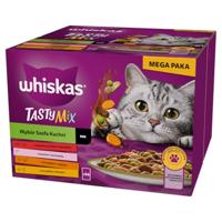 Whiskas 1+ Kattenvoer Tasty Mix Keuze van de Chef in saus 4 x 12 maaltijdzakjes bij Jumbo - thumbnail