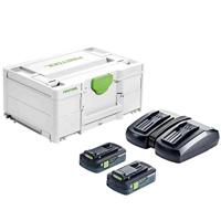 Festool SYMC 70 4,0 EBI-Plus SYMMETRIC Accu Plintenzaag 18V 4.0Ah - 577464 - thumbnail