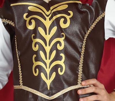 Warrior Kostuum Met Cape Kind