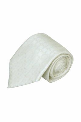 Paolo Albizzati Ivoorkleurige stropdas PA08