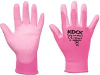 KIXX tuinhandschoen Pretty Pink maat 8 - thumbnail