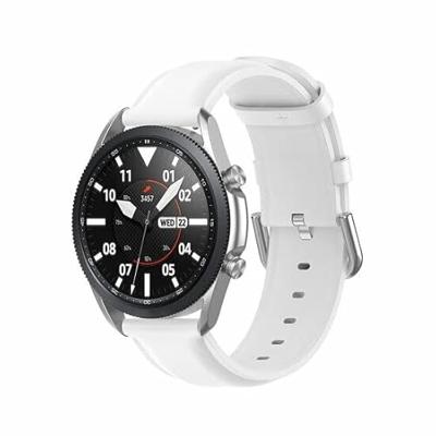 Garmin Venu / Sq / Sq2 / 2 plus - Classic leren bandje - Wit Garmin Venu / Sq / Sq2 / 2 plus - Classic leren bandje - Wit
