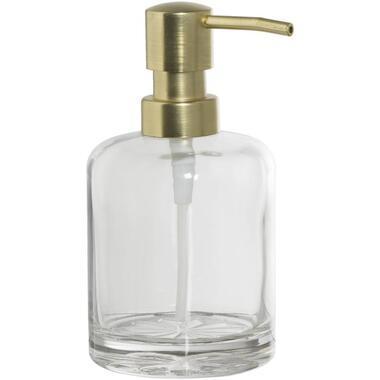 Zeeppomp goudkleur glas 16xØ8 cm