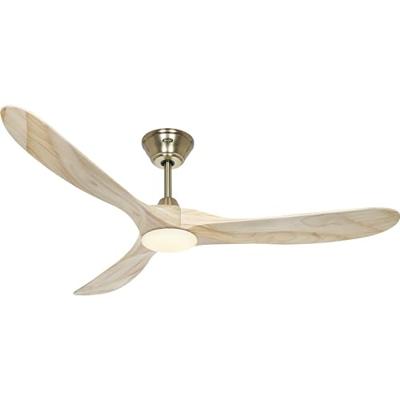 CasaFan ECO GENUINO-L 152 MG-NT Plafondventilator 16.5 W (Ø x h) 1520 mm x 340 mm Messing Met afstandsbediening, Met wintermodus CasaFan ECO GENUINO-L 152 MG-NT Plafondventilator 16.5 W (Ø x h) 1520 mm x 340 mm Messing Met afstandsbediening, Met wintermodus